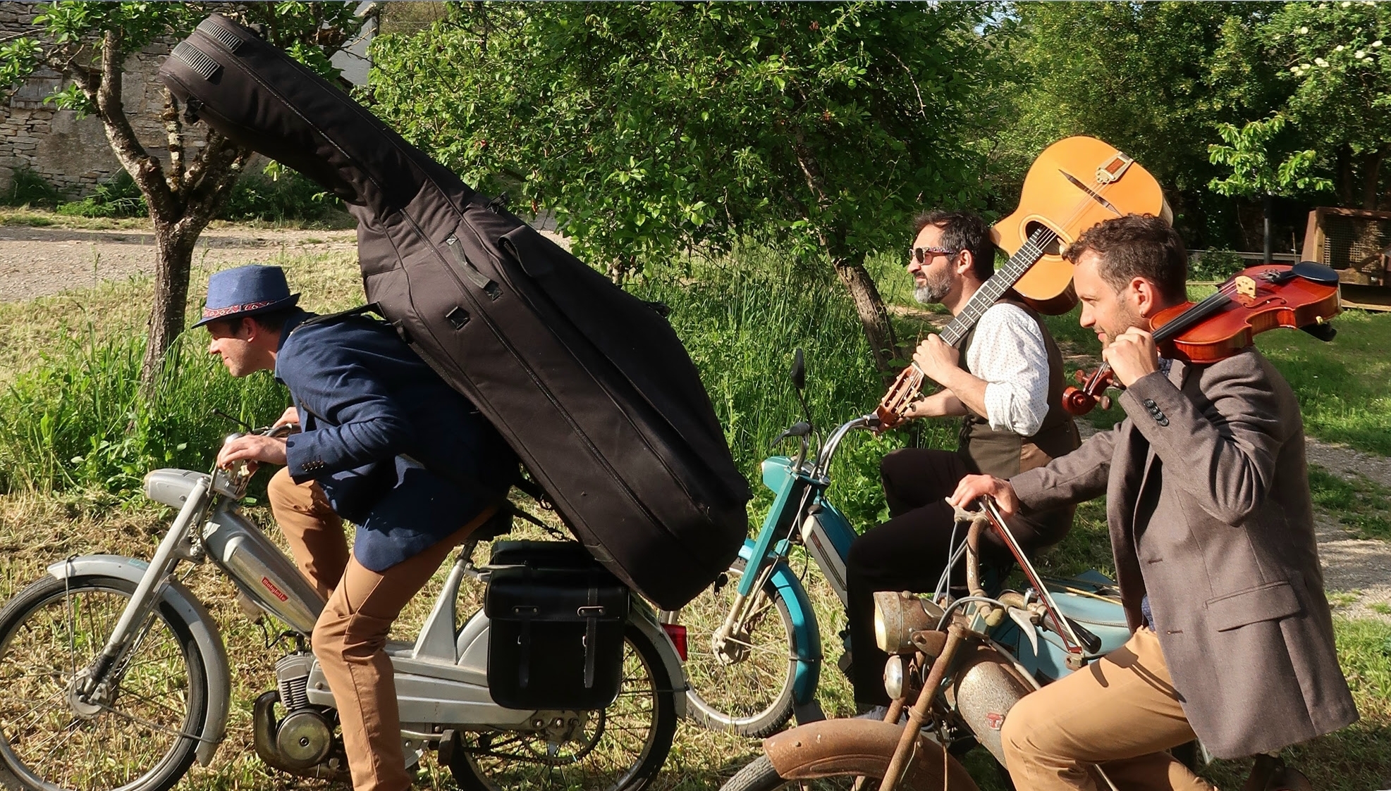 Shamade Swing Trio en concert pour le Folk Club de Cahors avec du Jazz Manouche
