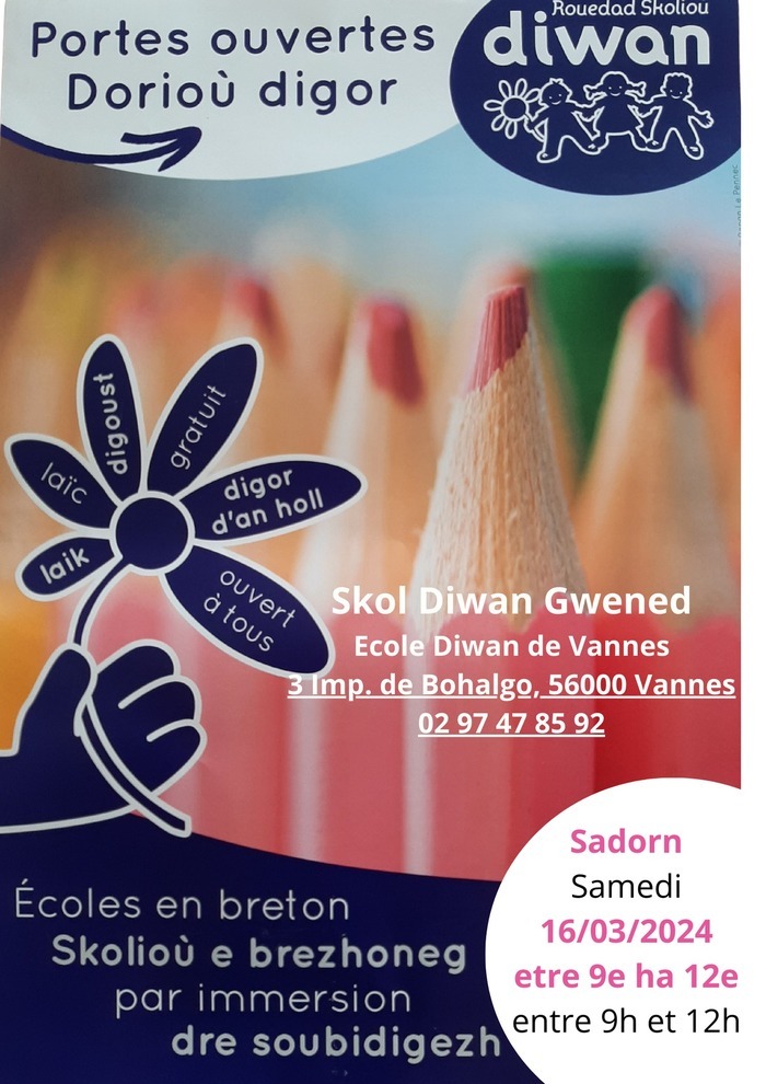 Portes ouvertes école Diwan de Vannes