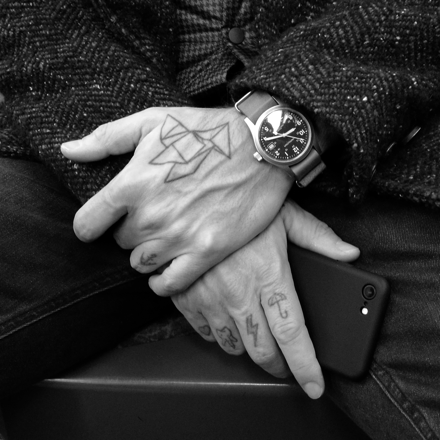 Des mains