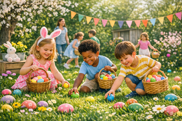 Chasse aux oeufs aux Bois-Blancs