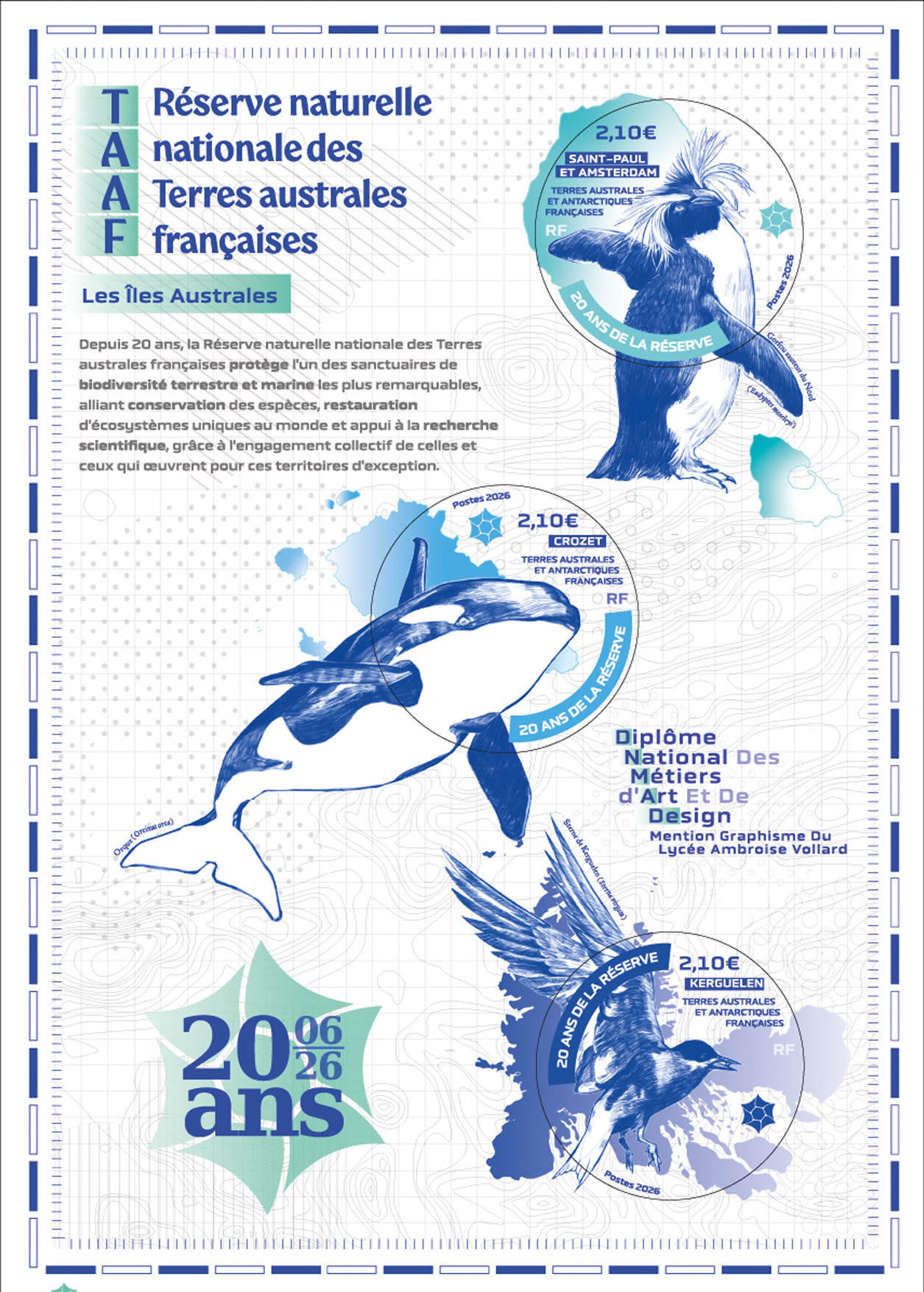 "Les 20 ans de la réserve naturelle nationale des Terres australes françaises”