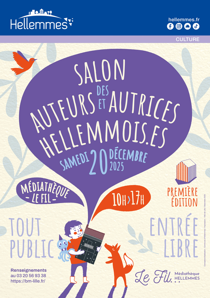Salon des auteurs et autrices d'Hellemmes - 20/12