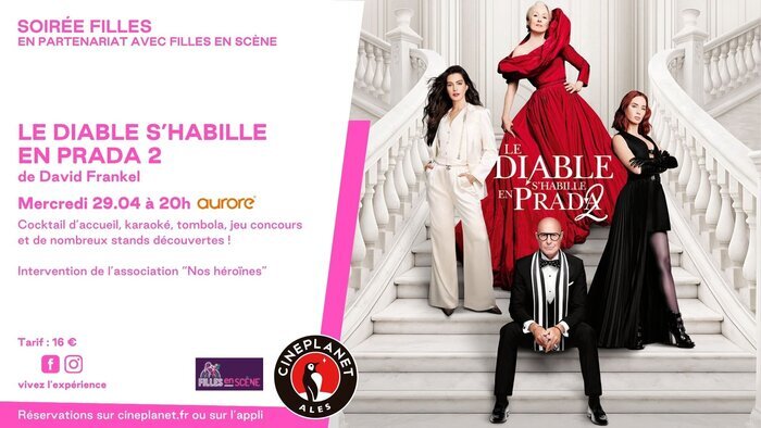 Soirée Filles avec projection du Diable s'Habille en Prada 2