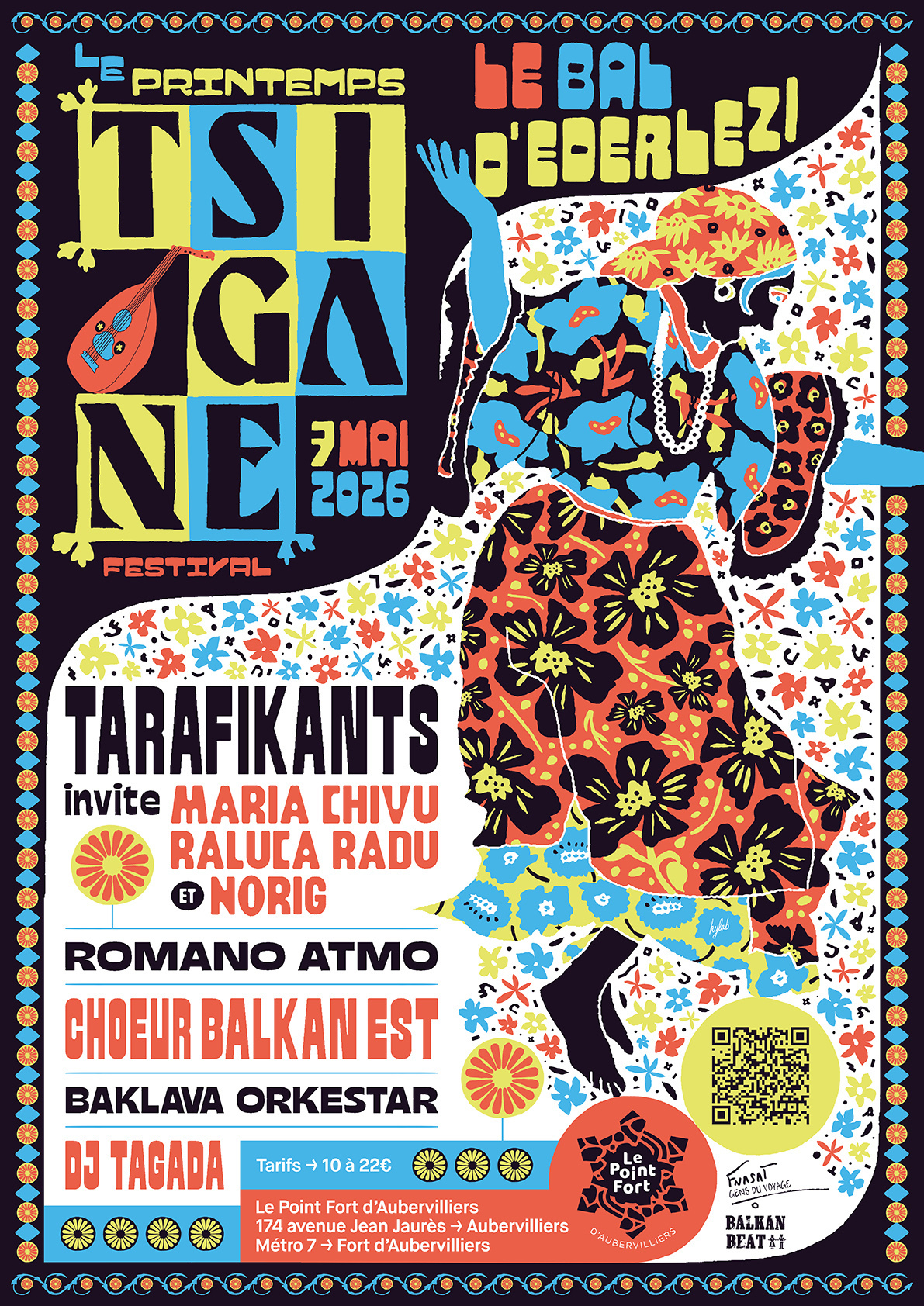 Printemps Tsigane fête le Bal d'Ederlezi: Tarafikants · Maria Chivu · Raluca Radu · Norig... — Le Point Fort d'Aubervilliers