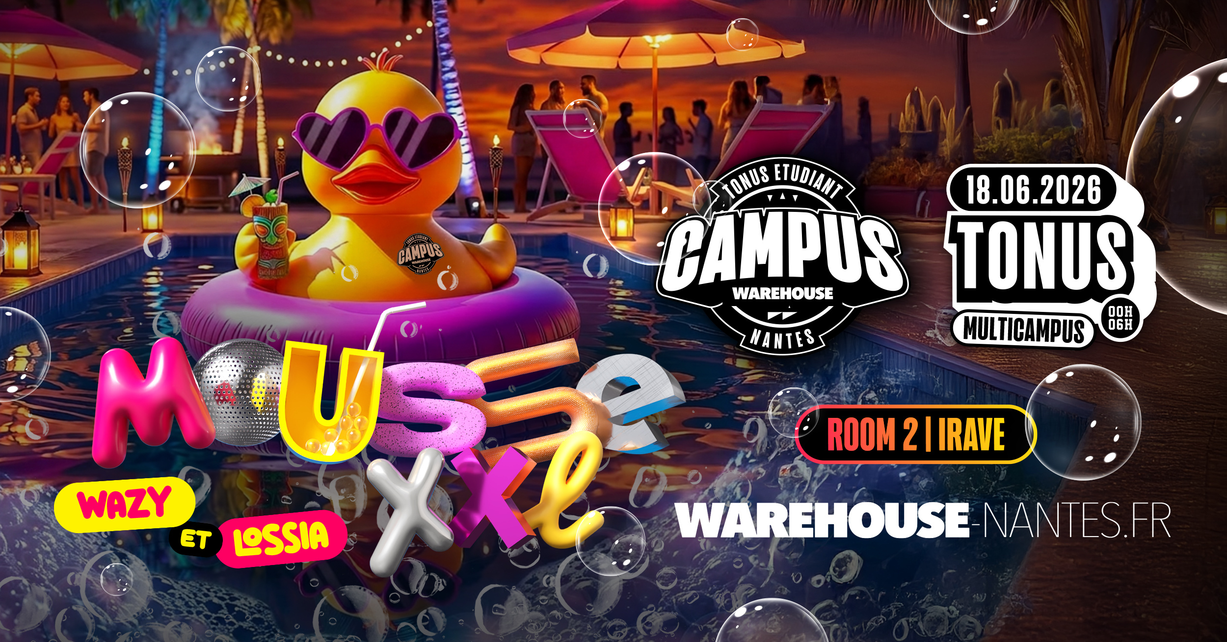 Tonus Mousse XXL - Date UNIQUE - Multicampus