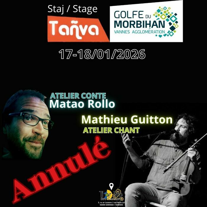 Ouvert aux adultes désireux d’apprendre à conter et / ou chanter, et disponibles pour participer aux « veillées contées et chantées » organisées par les associations du territoire.