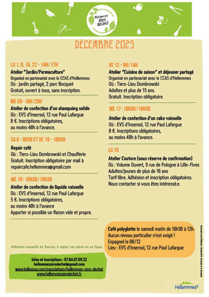 Hellemmes 0 déchet - Décembre