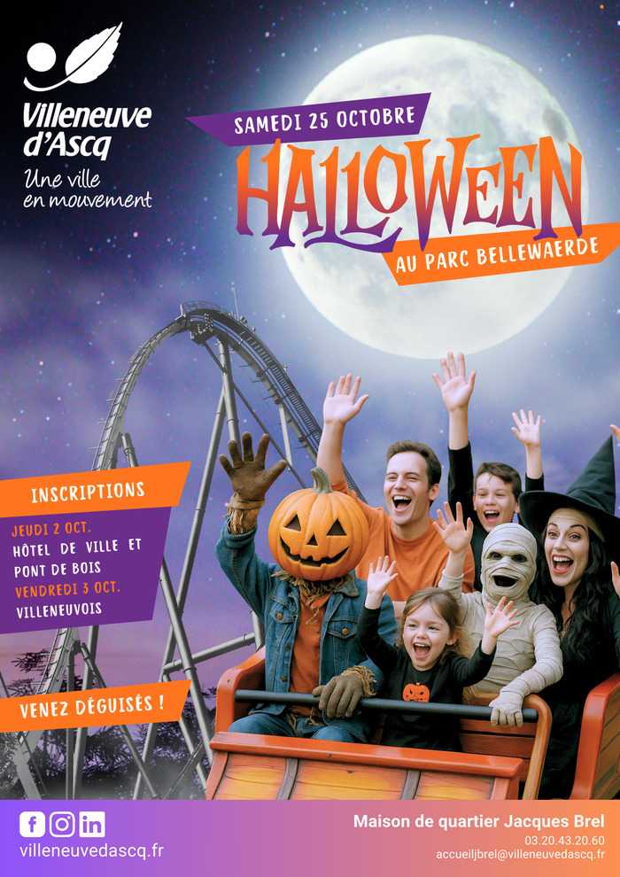 Sortie Halloween à Bellewaerde