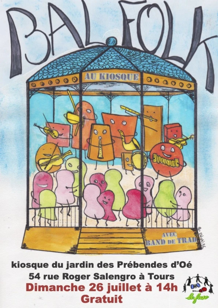 Kiosque à musique du Jardin des Prébendes d'Oé, Tours (37)