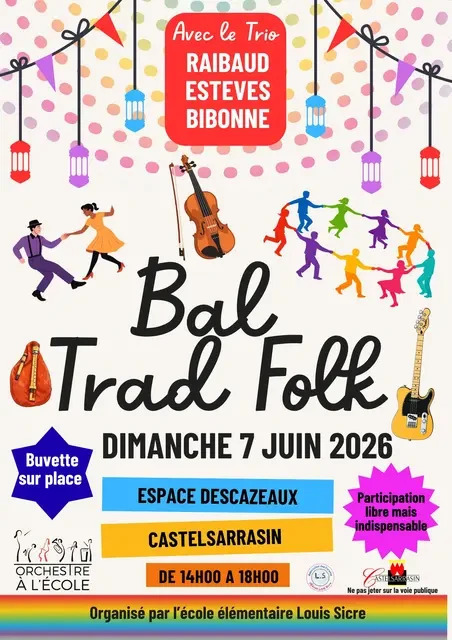 Bal trad avec le Trio Bibonne-Estèves-Raibaud