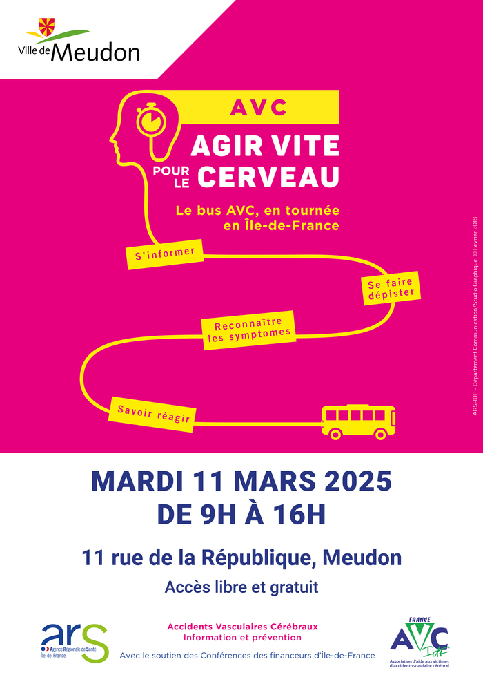 Passage du Bus AVC à Meudon Le 11 mars 2025