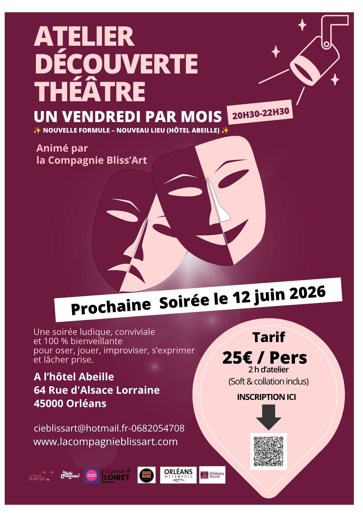 🎭✨ DERNIER ATELIER THÉÂTRE DE LA SAISON ! ✨🎭