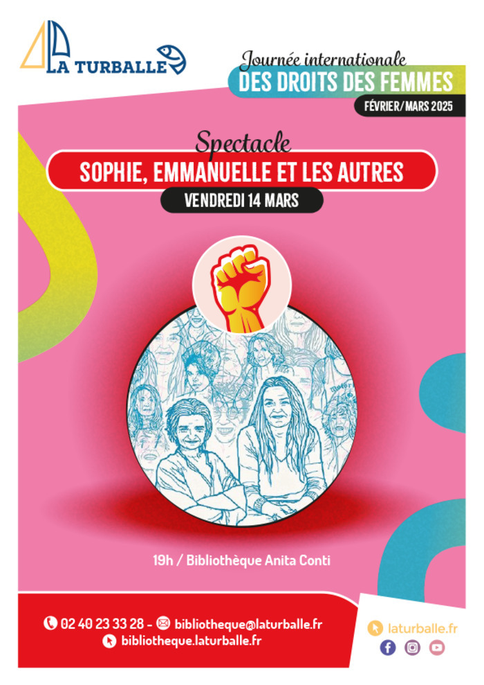 Lecture/spectacle : Sophie, Emmanuelle et les autres Le 14 mars 2025