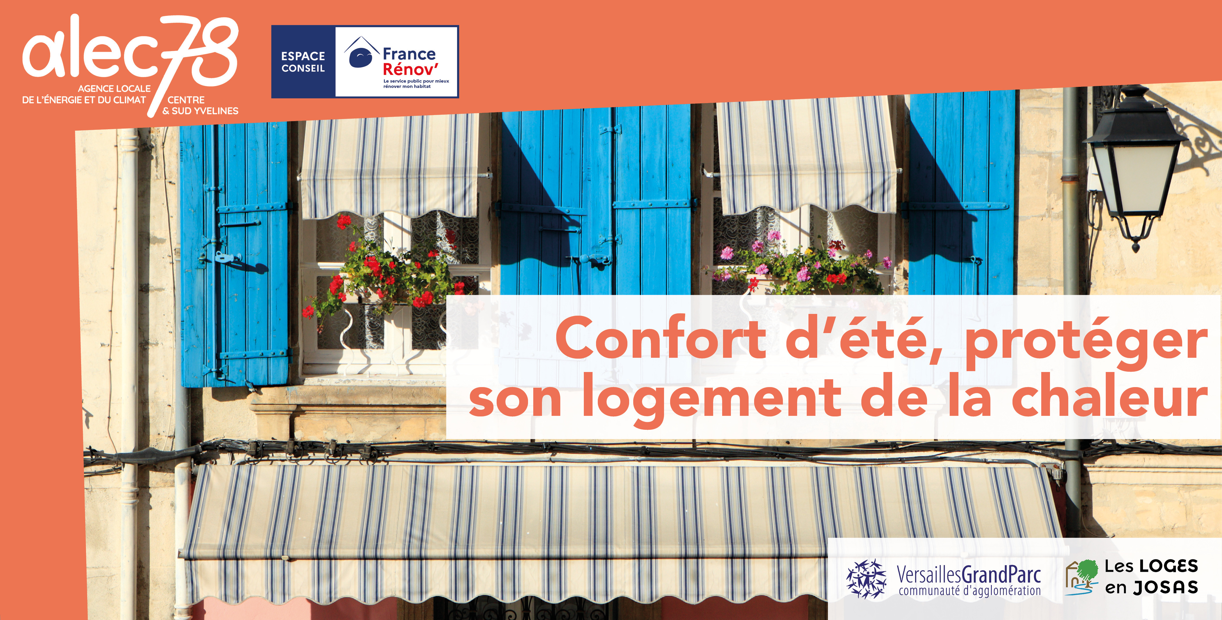 Conférence Confort d'été, protéger son logement de la chaleur