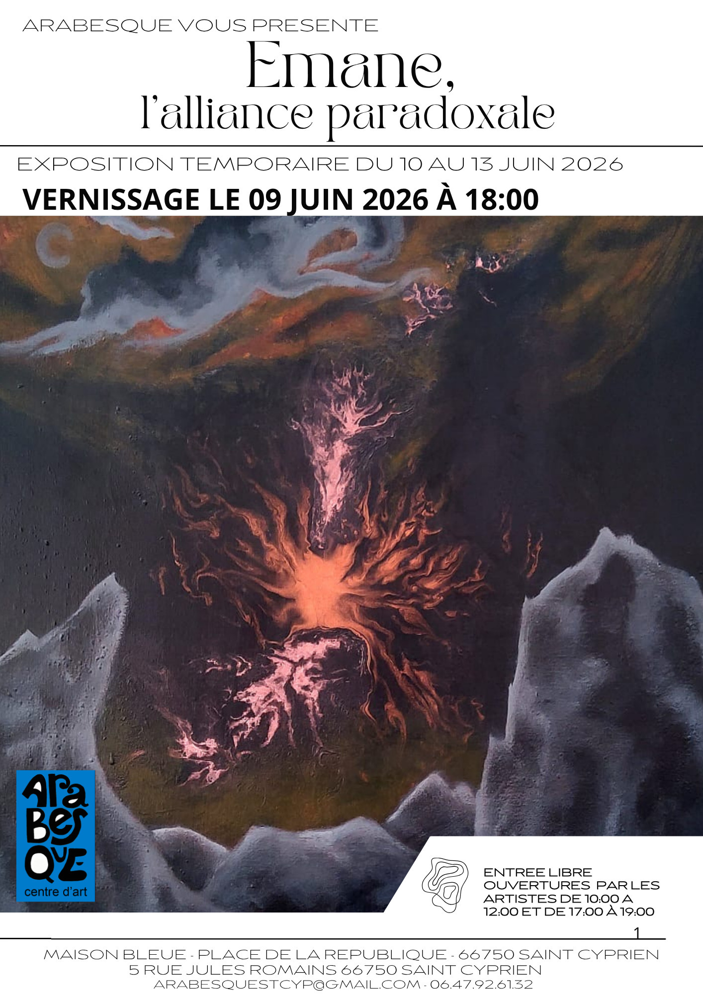 Exposition Alliance paradoxale du duo d’artistes Emane