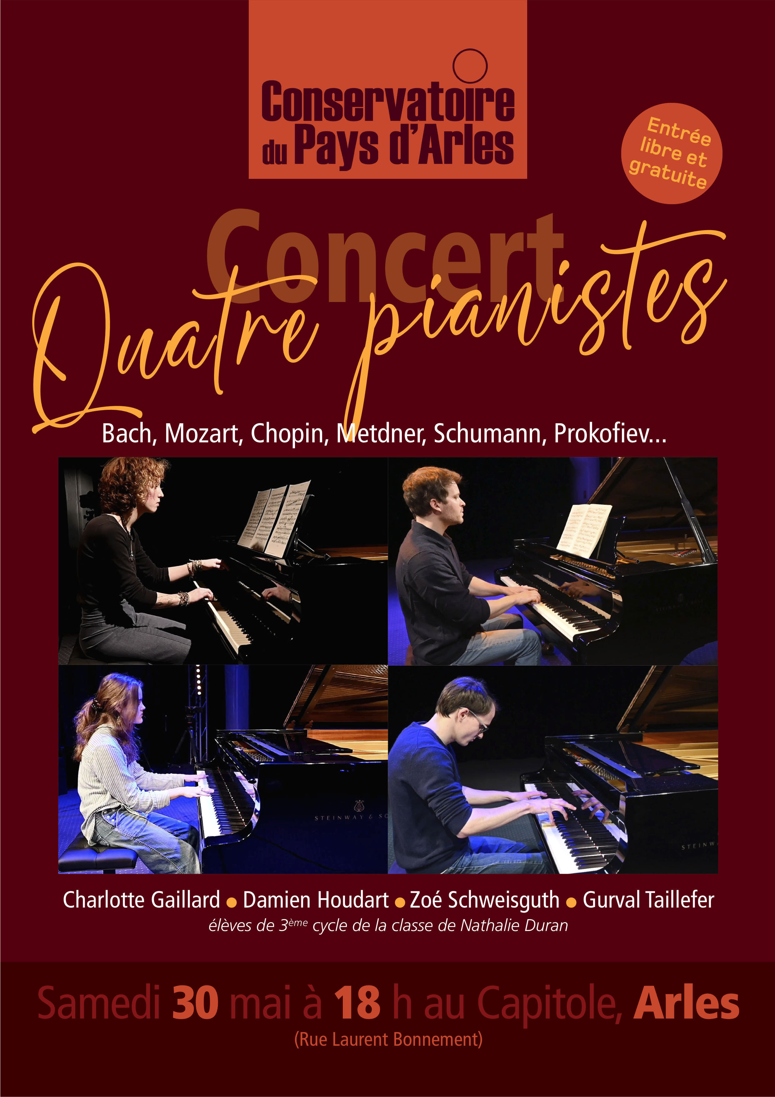 "Quatre pianistes”