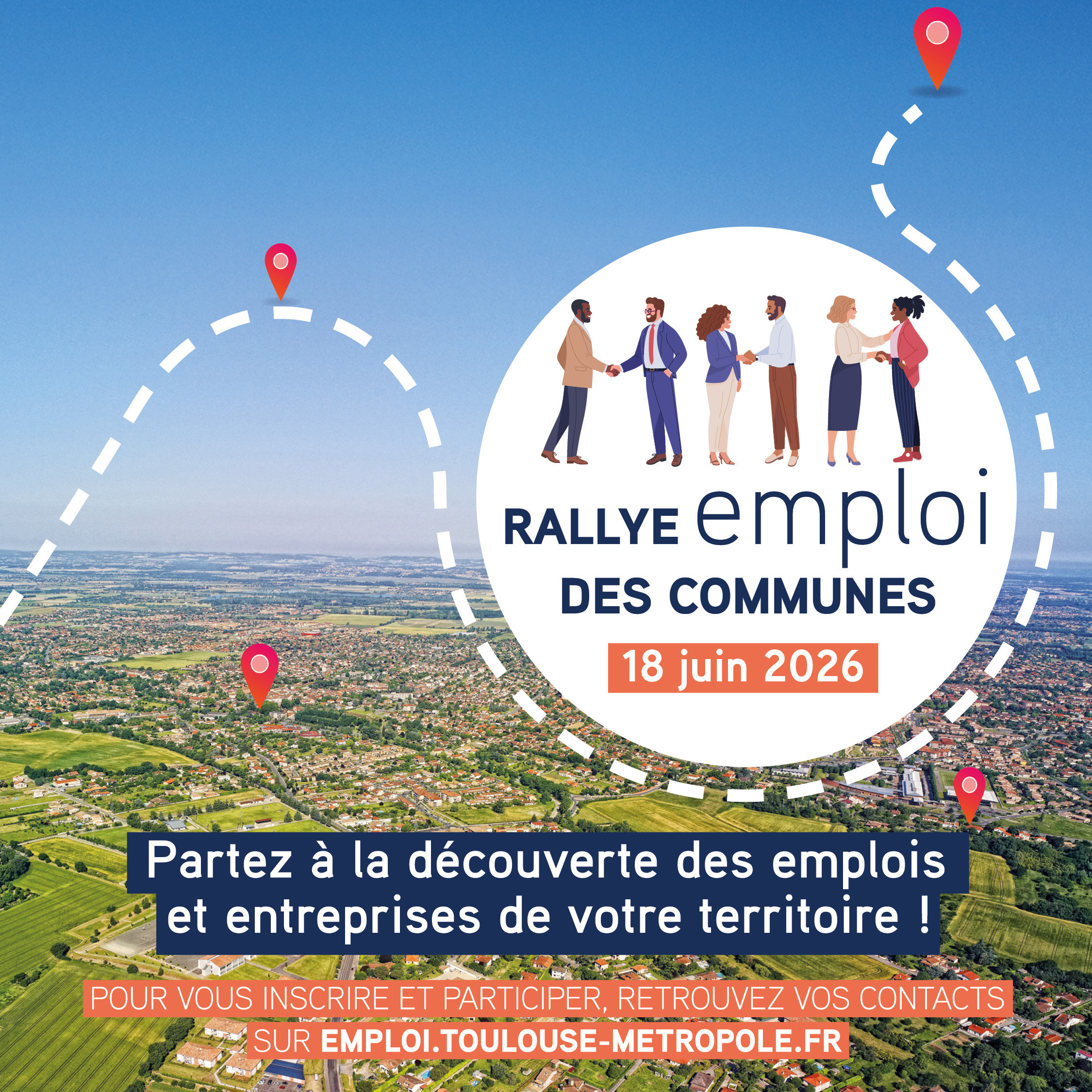 Rejoignez le rallye emploi des communes!