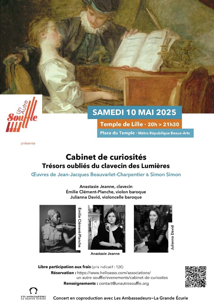 Concert 'Cabinet de curiosités - Trésors oubliés du clavecin des Lumières'