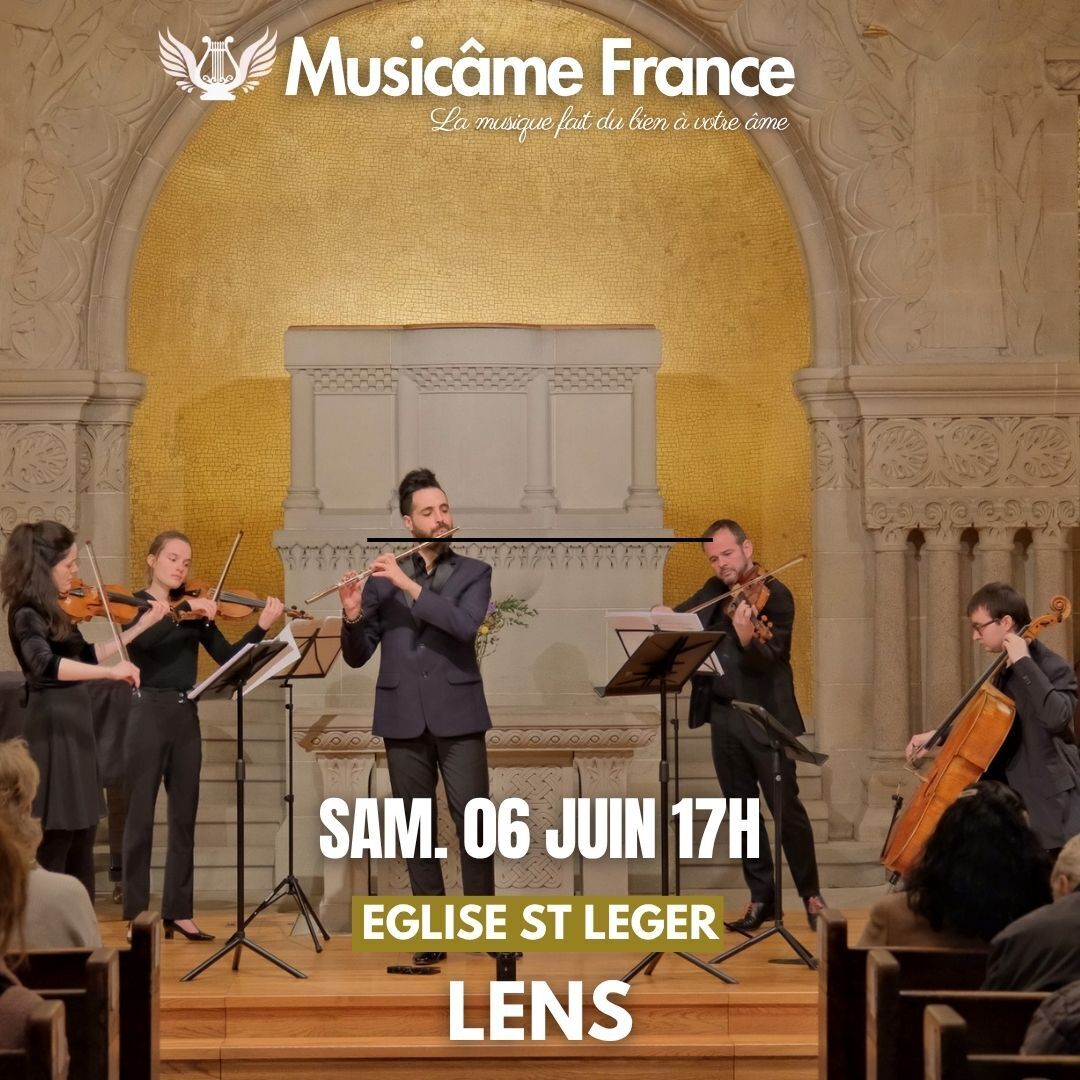 Concert à Lens: Rossini, Vivaldi, Tchaikovsky, Taffanel, Bizet, Aznavour, Saint-Saëns, Ibert, Poulenc, Ravel