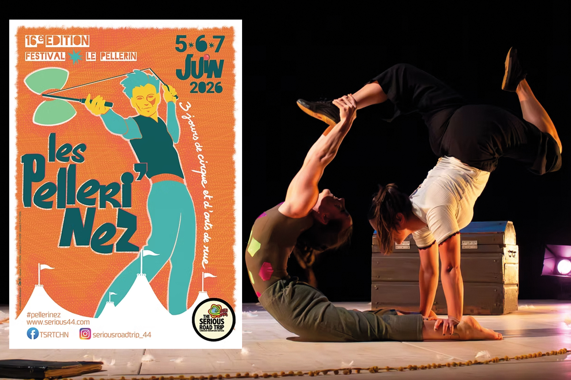 Les Pelleri’Nez : 3 jours de cirque et d’arts de rue au Pellerin
