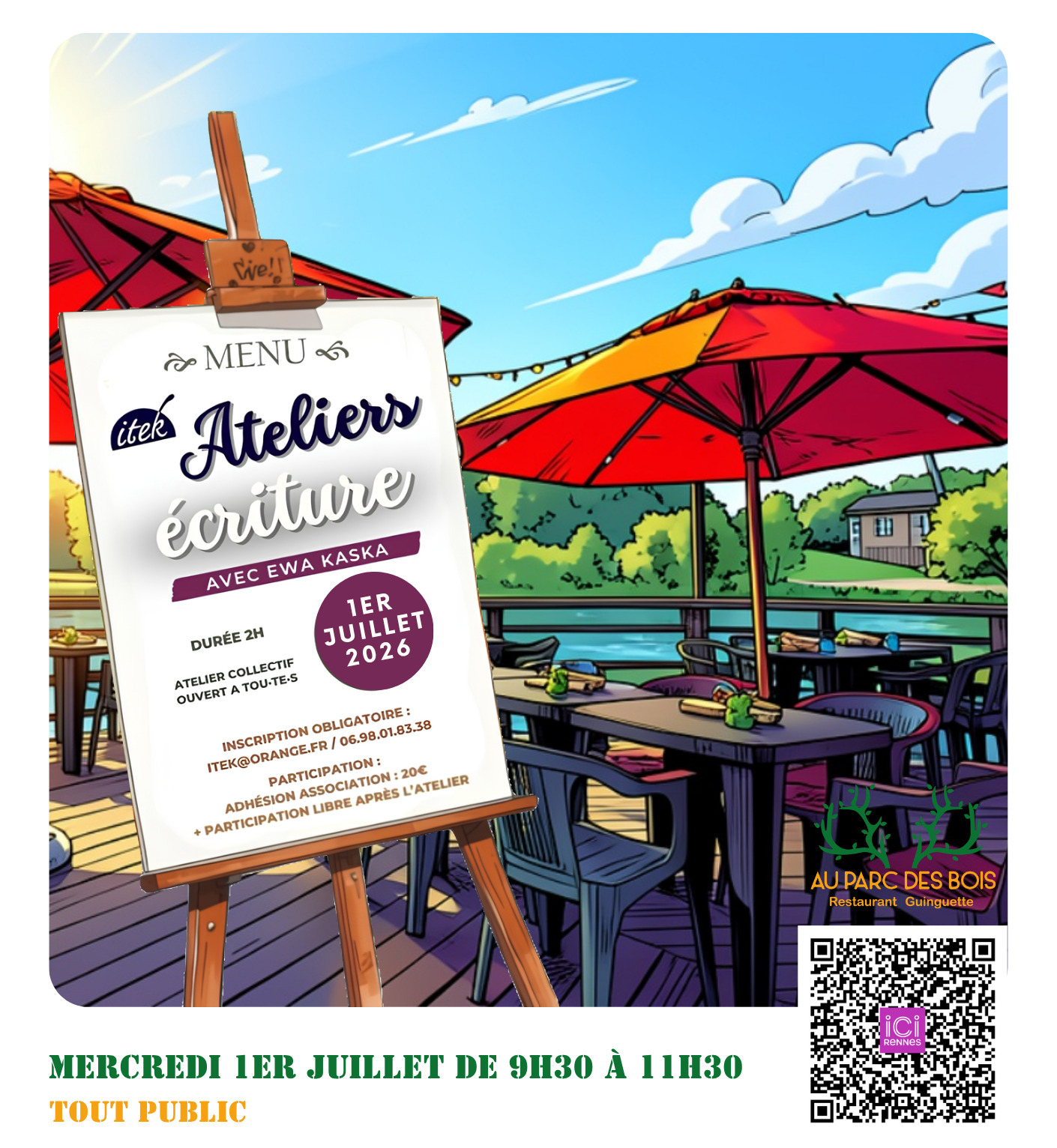 Ateliers d'écriture "Prenons la parole ! écrire et partager un récit de vie sur son quartier"