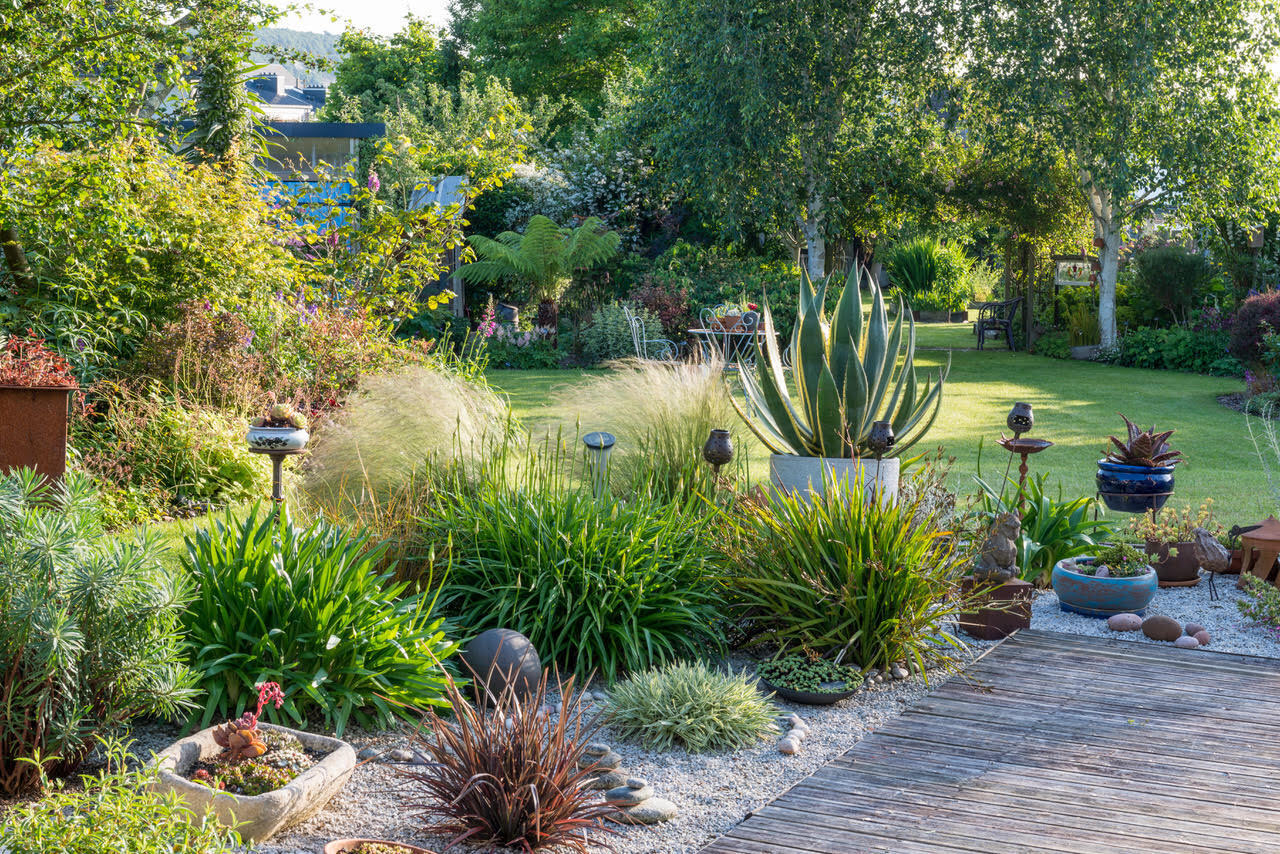 Visite guidée d'un jardin urbain aux multiples facettes