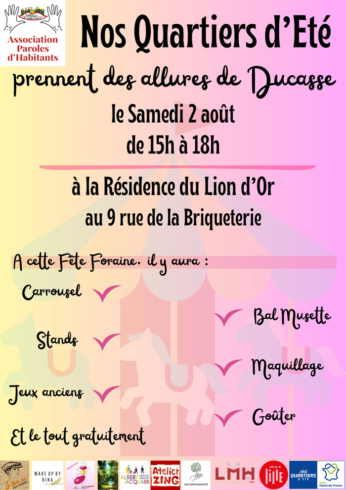 Nos quartiers d'été : la ducasse au Lion d'Or