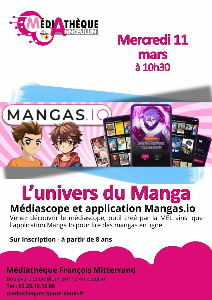 L'univers du Manga - Médiascope et application Manga Io