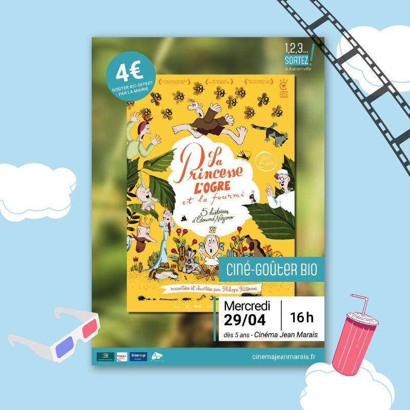 Ciné-goûter bio - La Princesse, l'ogre et la fourmi