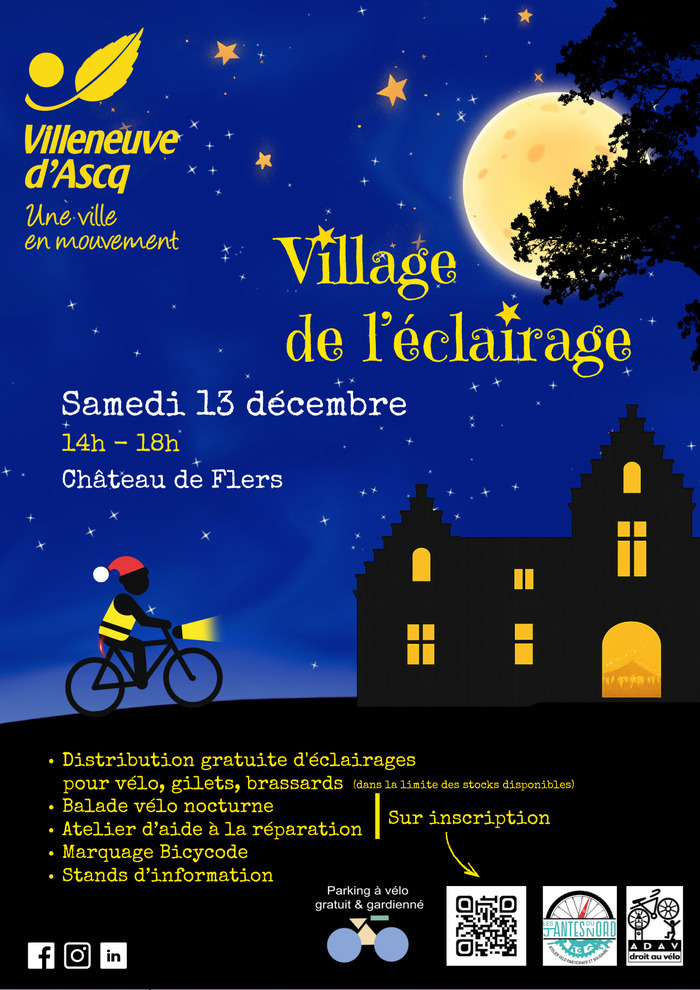 Lighting Village – Château de Flers Christmas Market