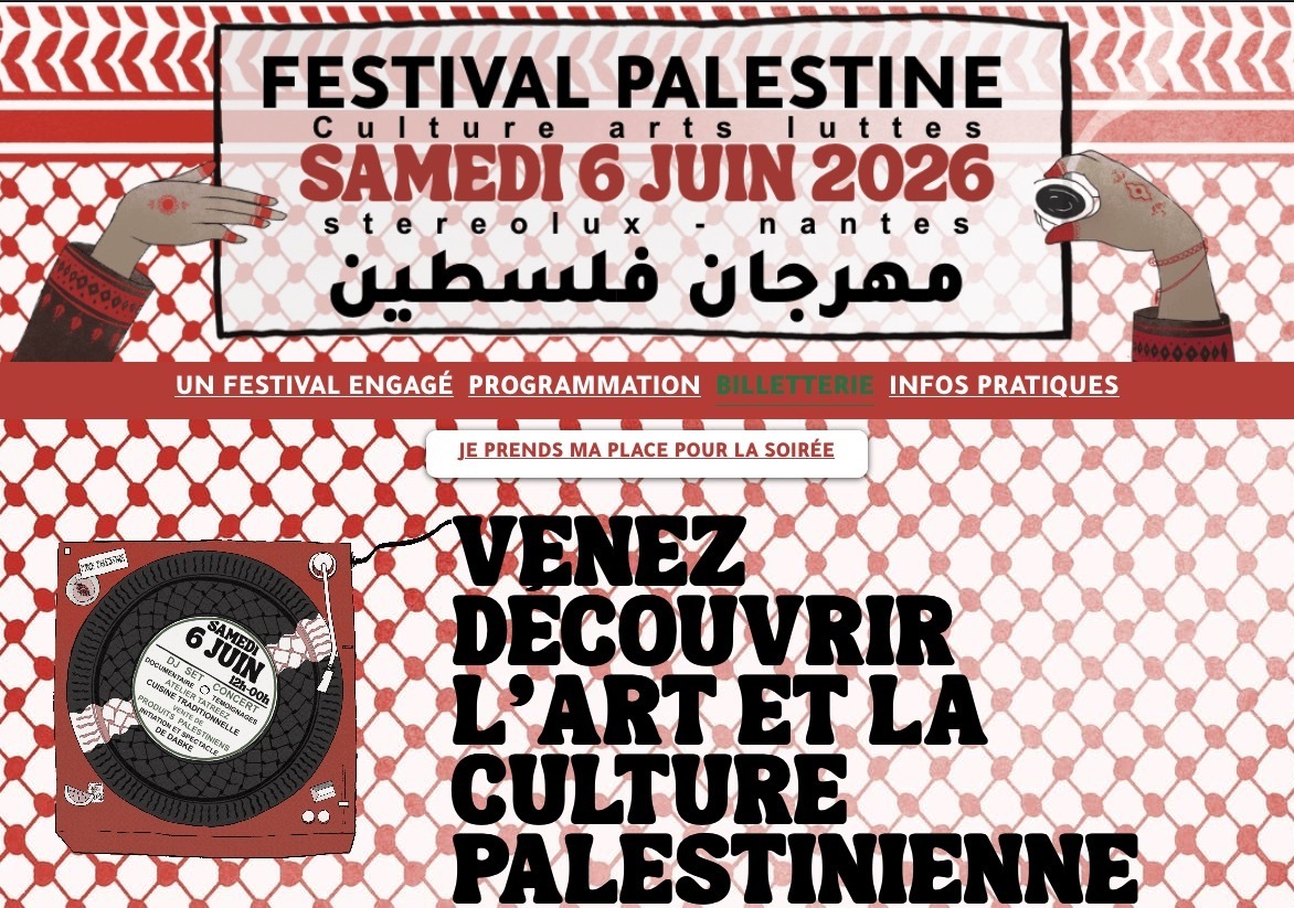 FESTIVAL PALESTINE - CULTURE ARTS LUTTES