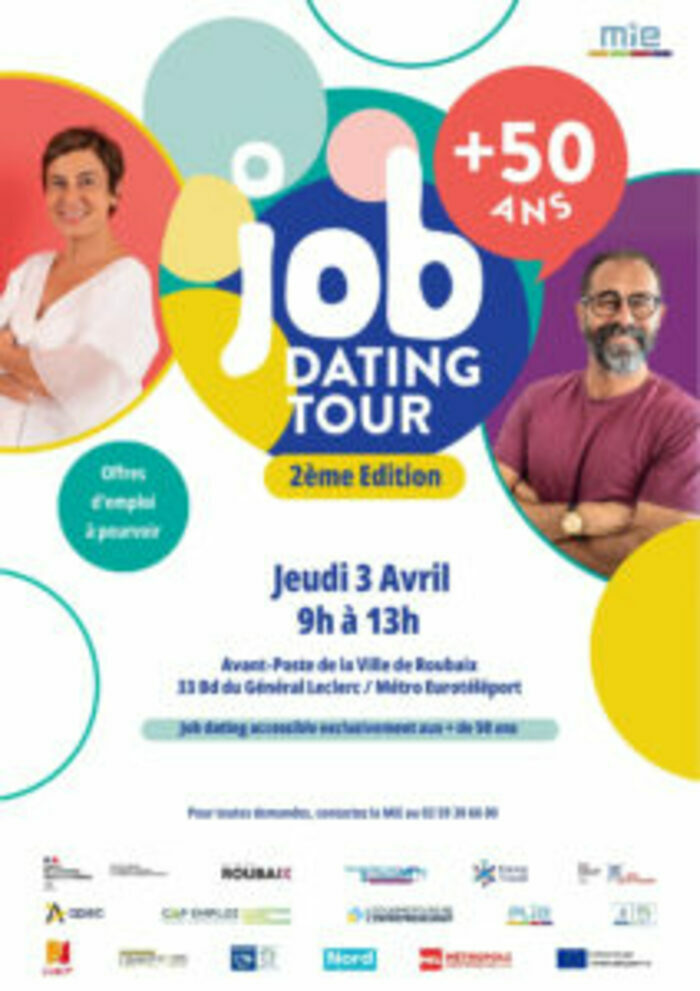 Job dating Tour + de 50 ans - 2è édition