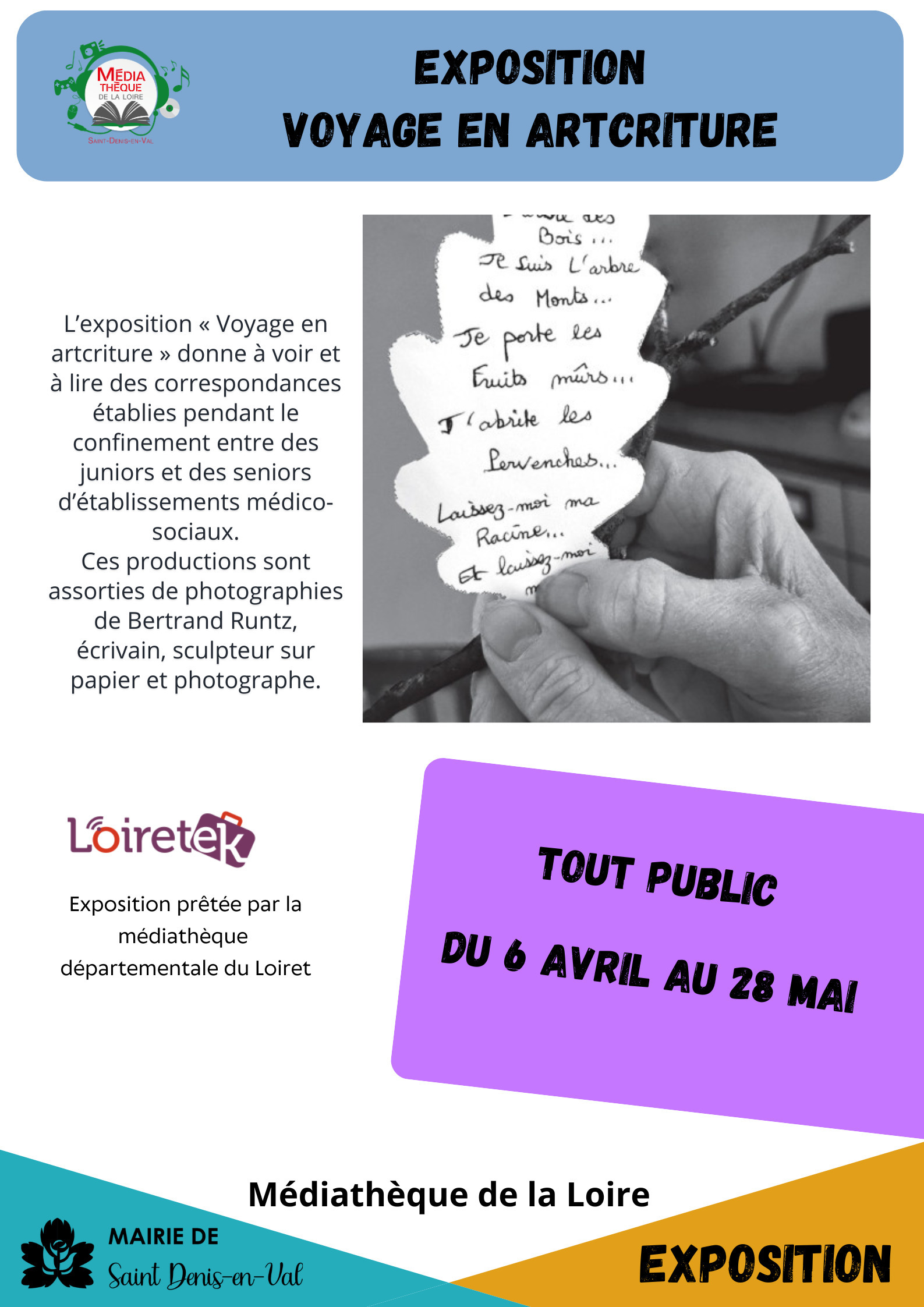Exposition Voyage en Artcriture