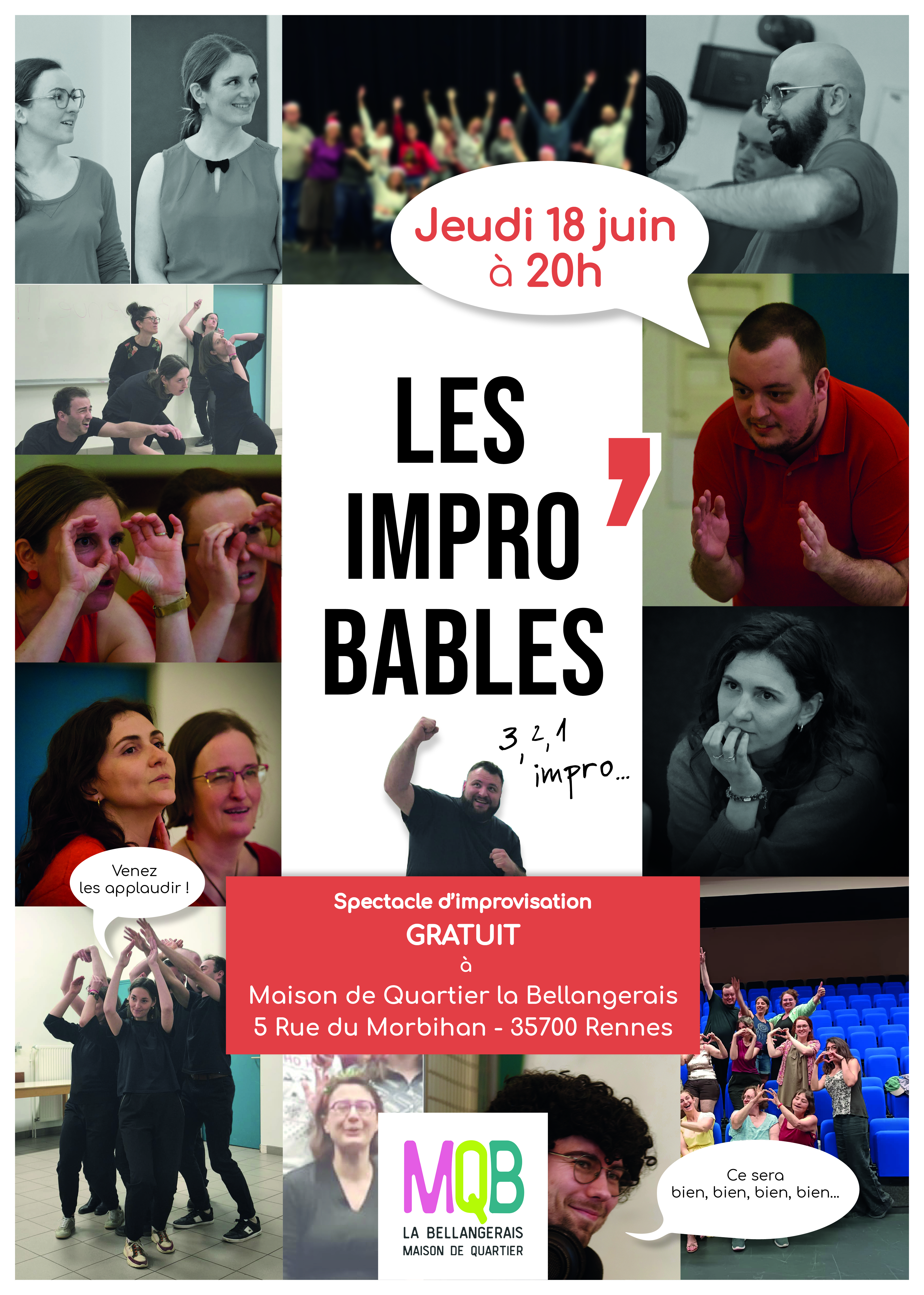 Spectacle d’impro - Les Impro’Bables