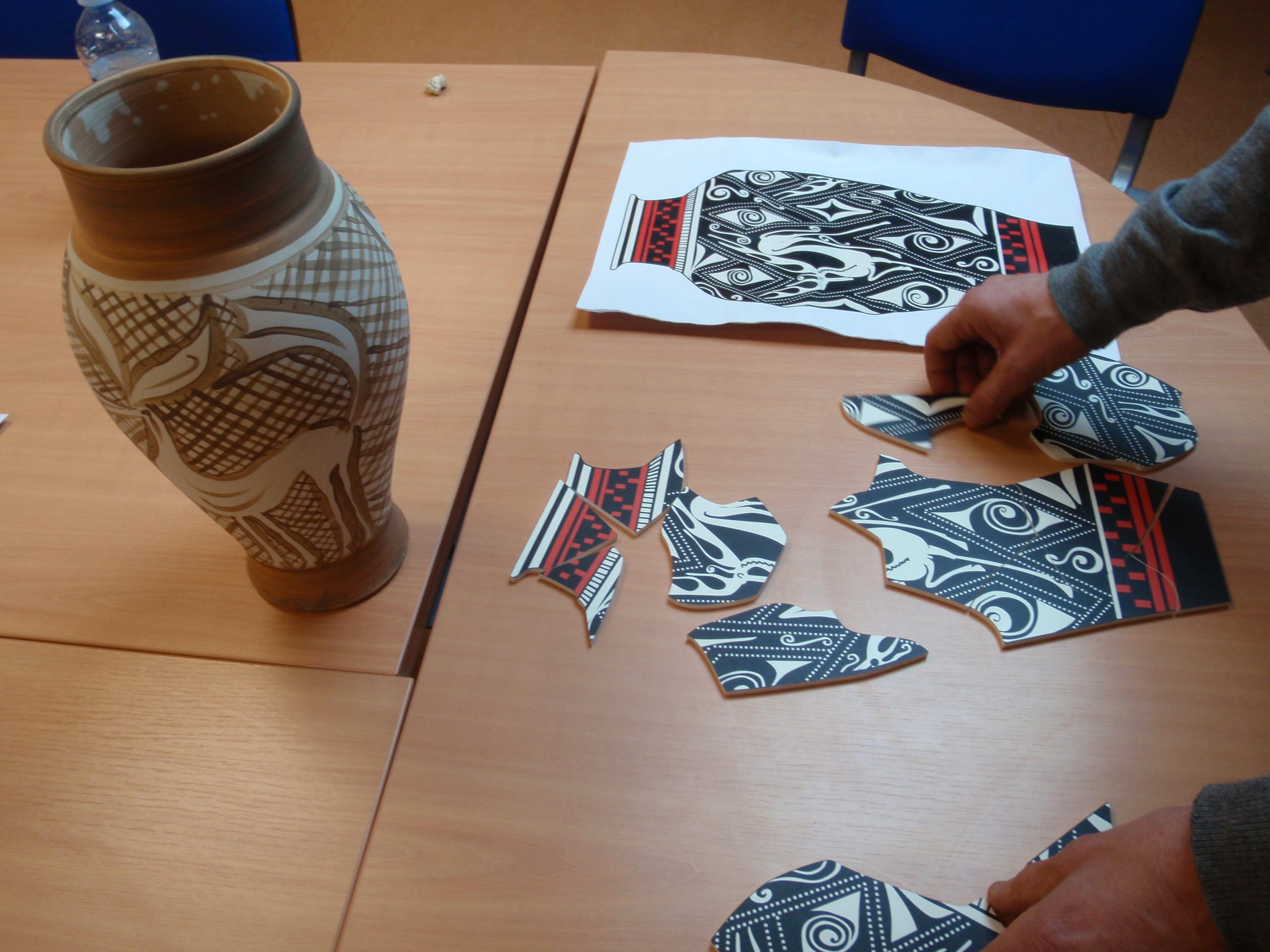 L'art gaulois, les vases peints des Arvernes
