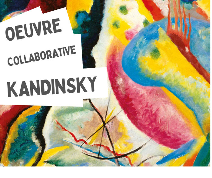 Œuvre collaborative à la manière de Kandinsky du 3 au 31 mars