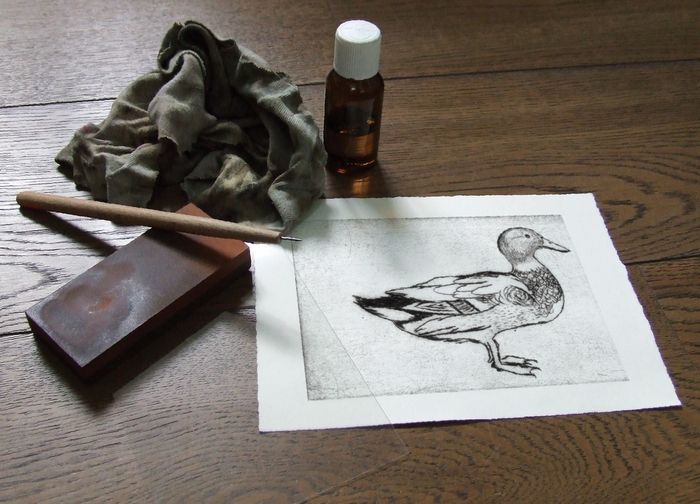 Atelier gravure au Mini-Lab