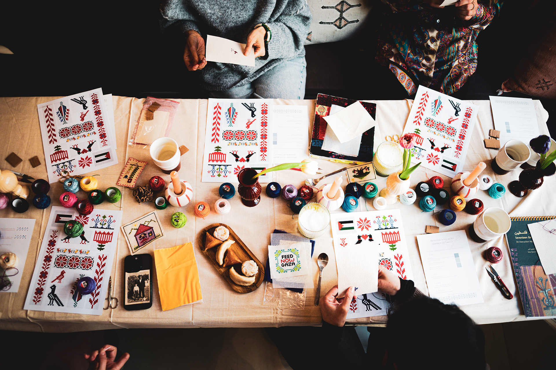 Atelier "Reclaiming: une introduction au tatreez palestinien" avec Nur Dasoki