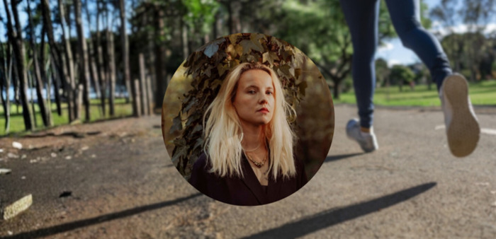 Footing littéraire avec Cécile Coulon à la médiathèque