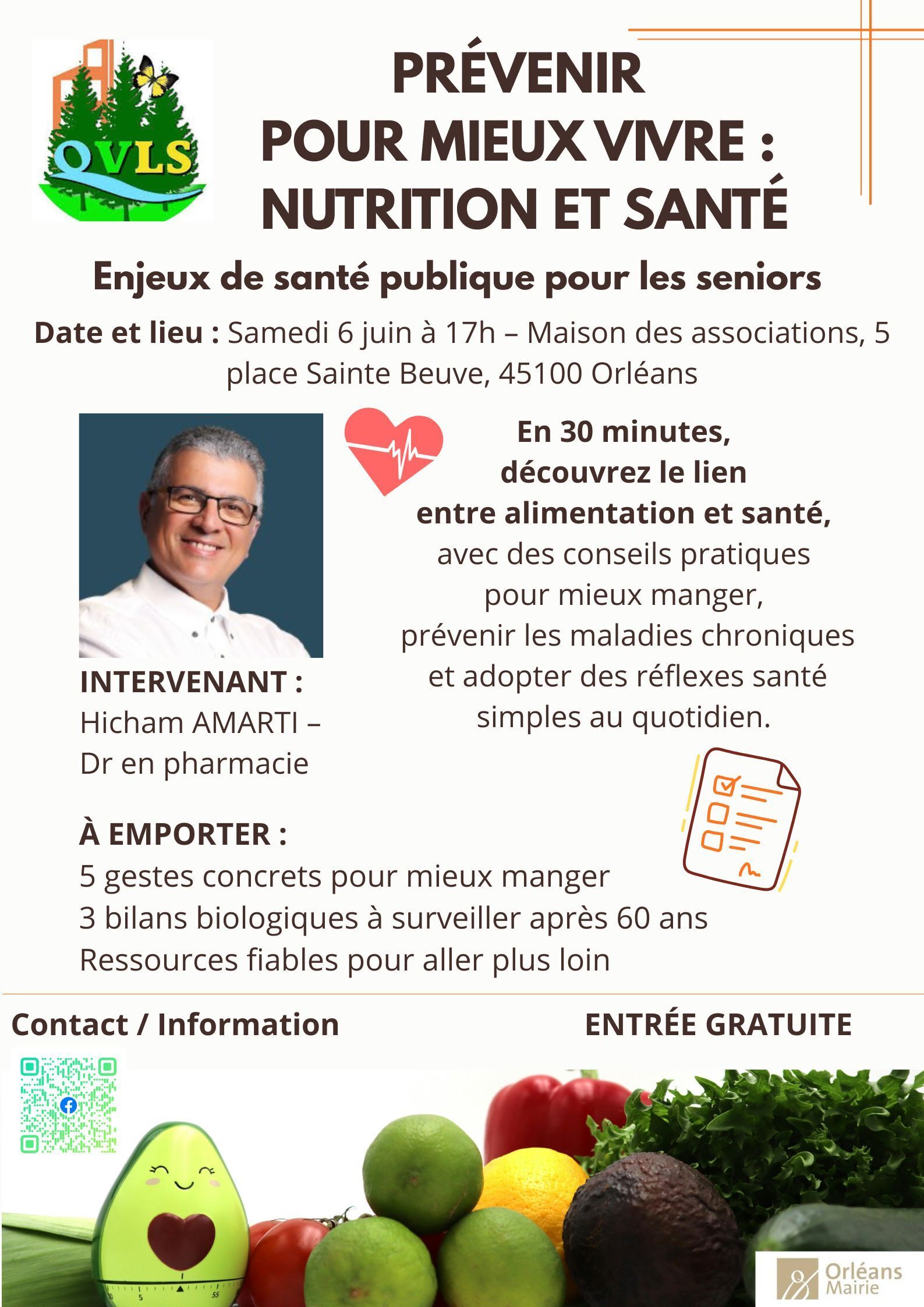 Prévenir pour mieux vivre, nutrition et santé