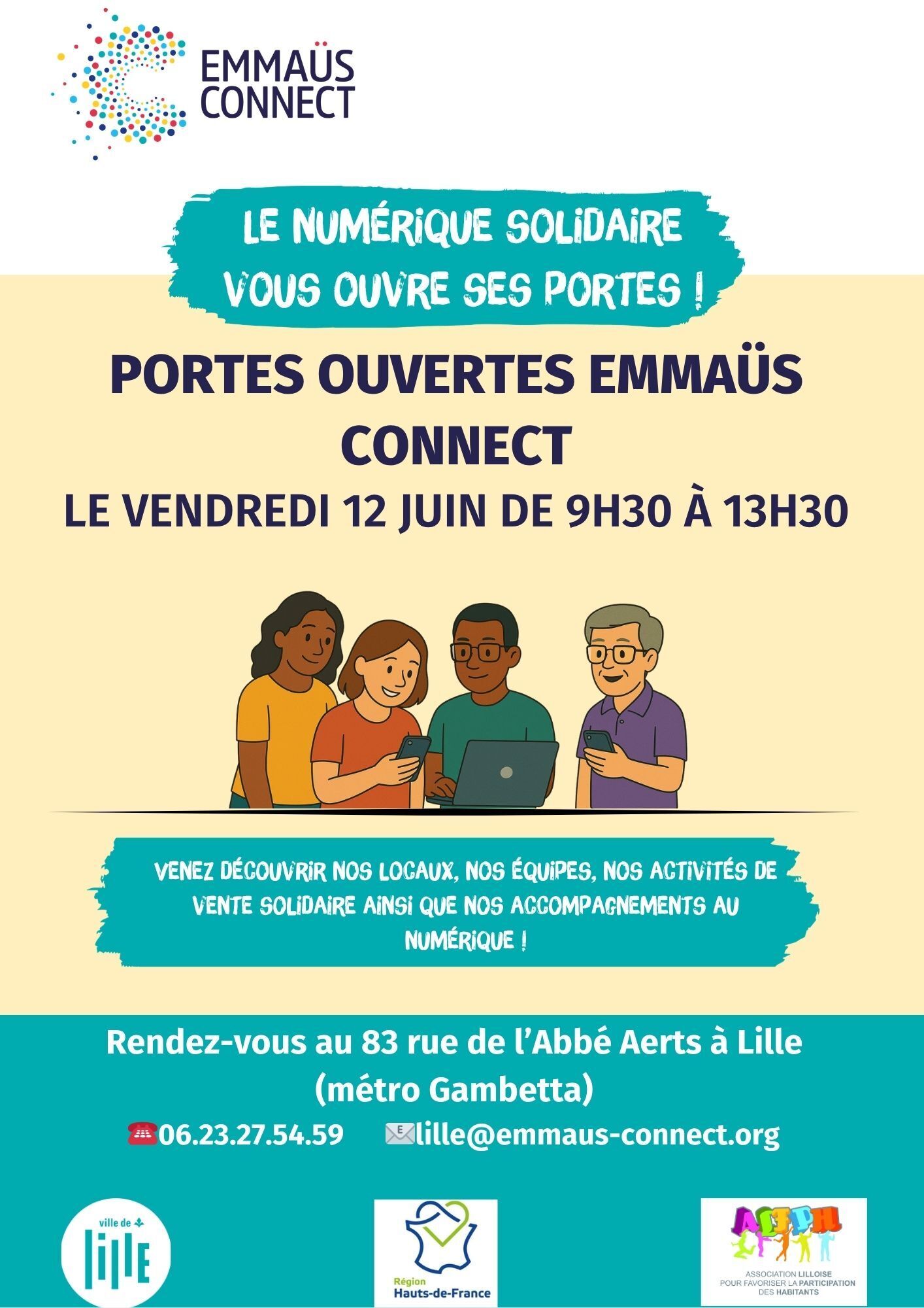 Journée Portes Ouvertes Emmaus Connect LILLE