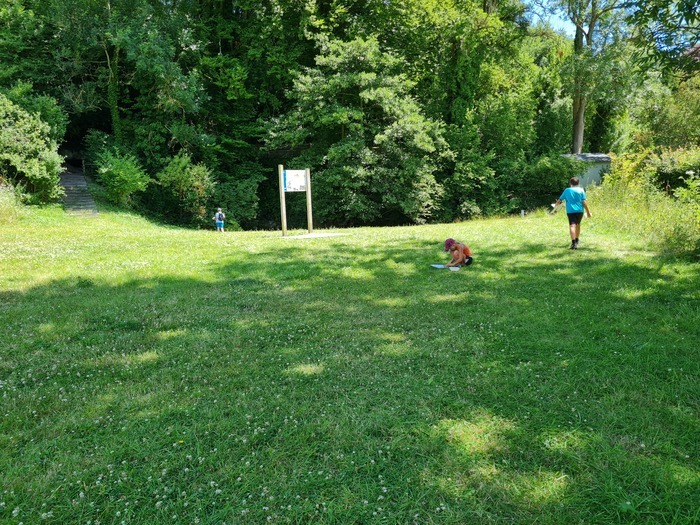 Parking de l'aire de camping-car