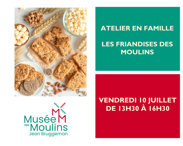 Atelier en famille : les friandises des moulins