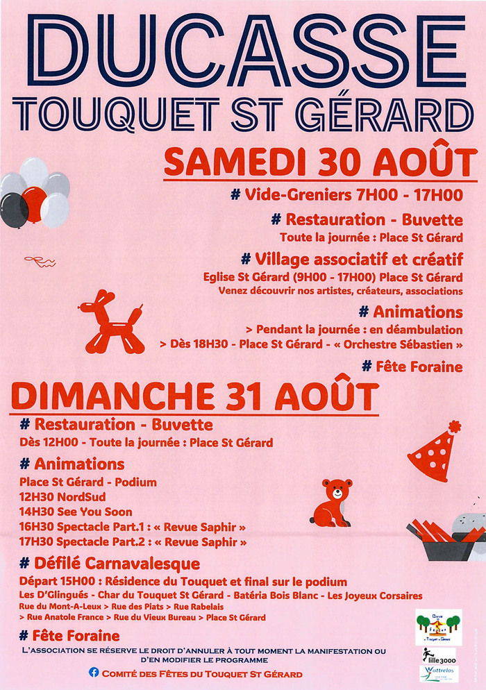 Festivités du Touquet Saint Gérard