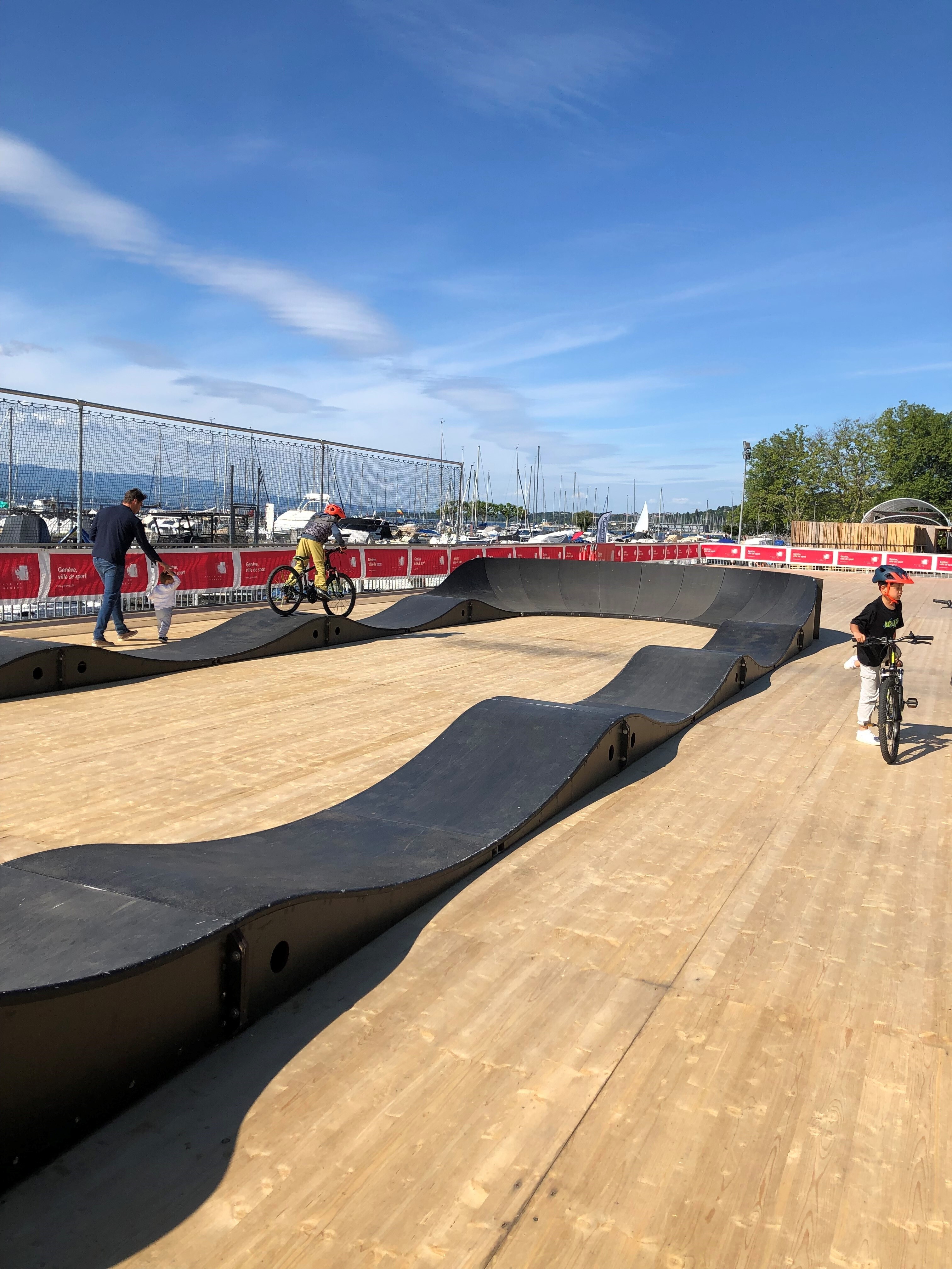 Pumptrack et exposition photo en marge du Tour de France Femme