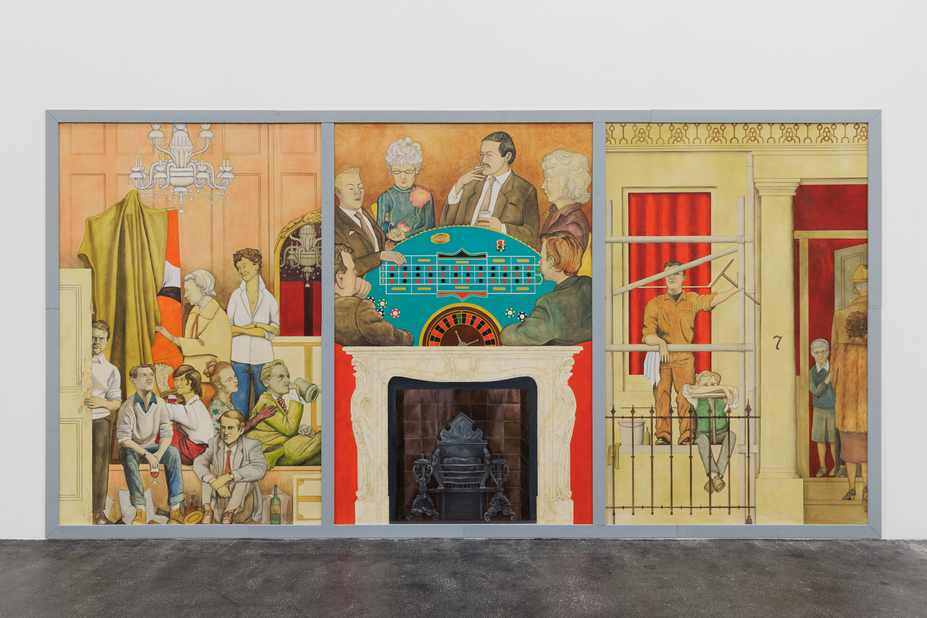 Ouverture nocturne de l'exposition « Plastic Newspaper » de Lucy McKenzie