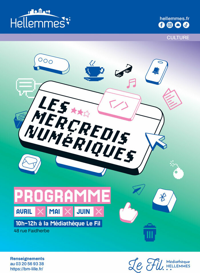 Les mercredis numériques - Du 8/4 au 24/6