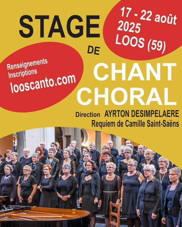L'inscription à notre stage de chant choral estival 2025 est ouverte