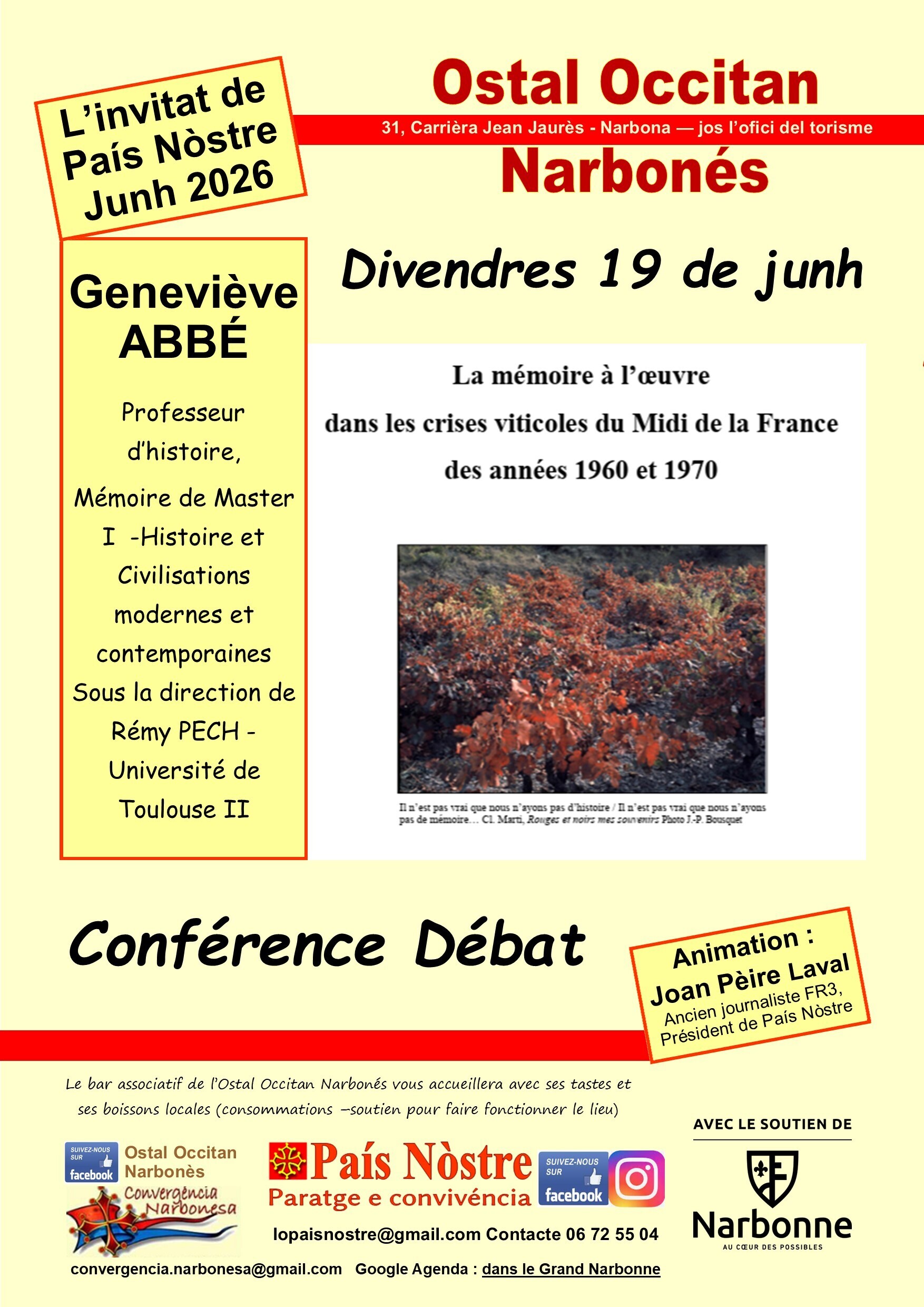 Conférence et débat par Geneviève Abbé