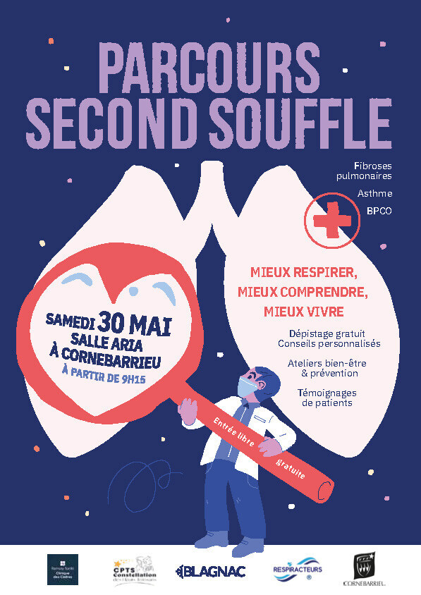 Parcours “Second Souffle” : une matinée dédiée à votre santé respiratoire